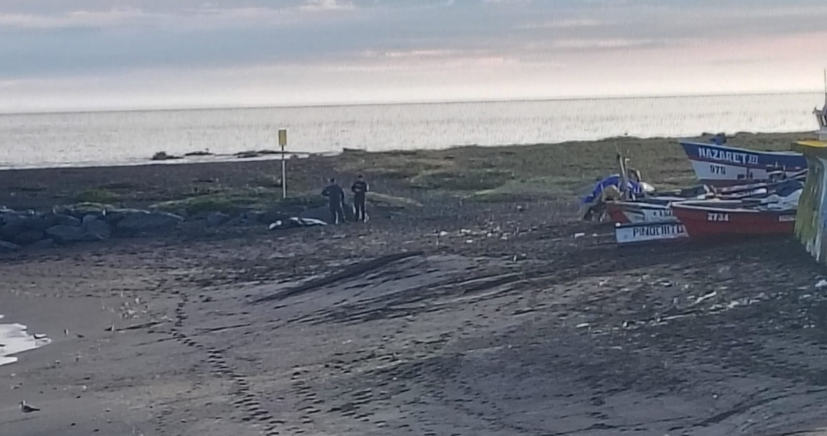 Armada confirma hallazgo de un cuerpo en Playa Maule de Coronel: Policía Marítima trabaja en el lugar