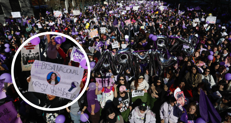 ARMY marcha por las calles de Santiago por negativa a autorizar concierto de BTS en el Estadio Nacional.