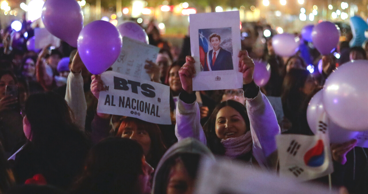 FOTOS Y VIDEOS | ARMY se moviliza en Chile para exigir “BTS al Nacional”