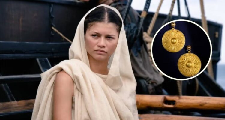Zendaya desata una polémica tras usar aros de 3.000 años de antigüedad en premiere de “La Odisea”