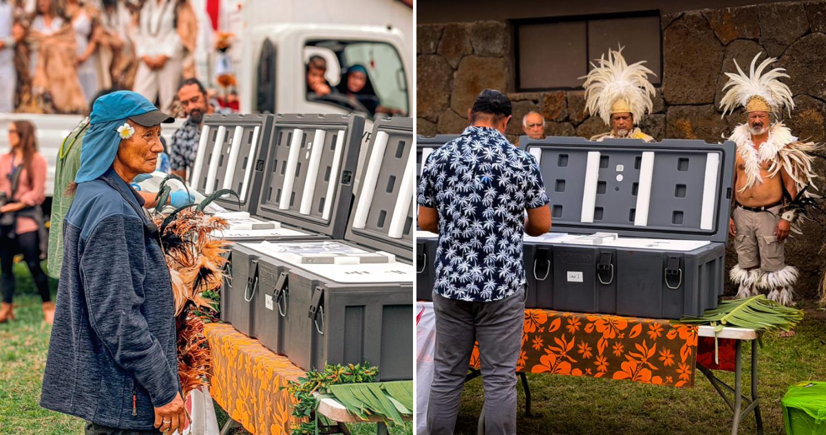 Restos ancestrales devueltos a Rapa Nui