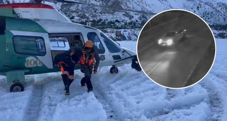 Auto donde se trasladaban rescatados en Cajón del Maipo está bajo la nieve: indagan encargo por robo