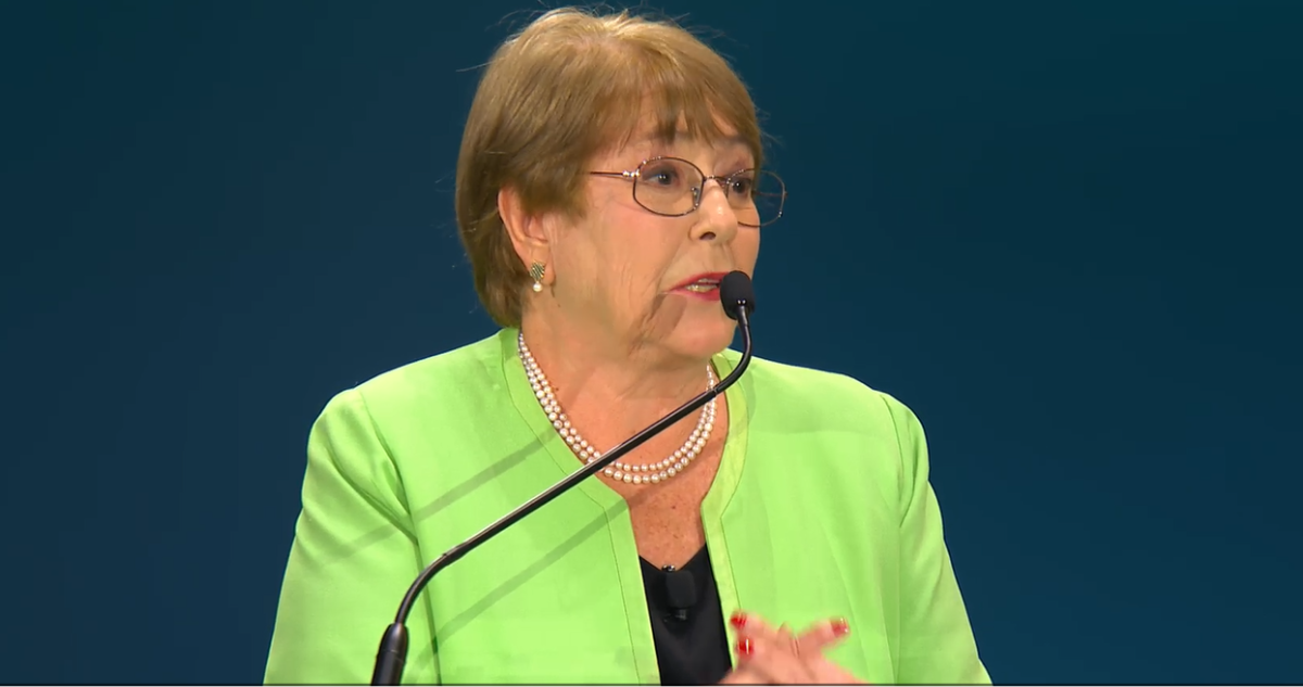 Bachelet en debate por la ONU