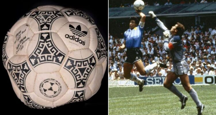Balón Argentina Inglaterra Maradona
