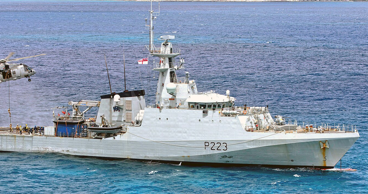 Imagen de archivo del buque militar HMS Medway