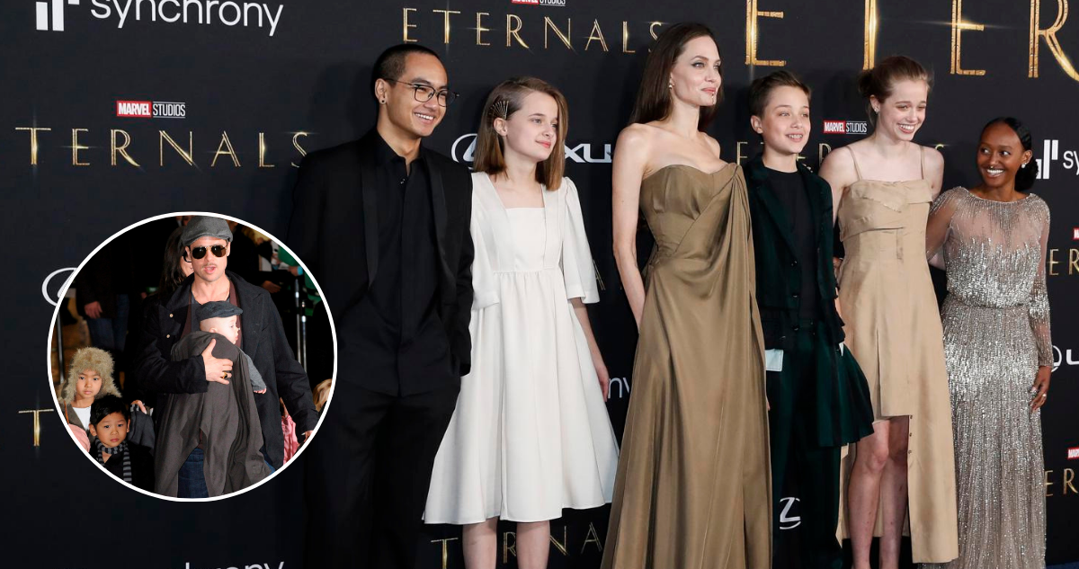 Brad Pitt y la relación con sus hijos