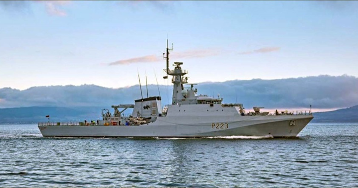 Imagen de archivo del buque HMS Medway