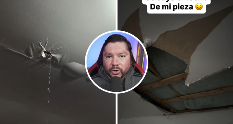 Estragos de la lluvia en casa de Canal de Pancho