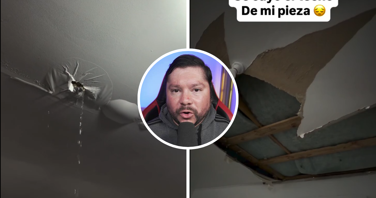 Estragos de la lluvia en casa de Canal de Pancho