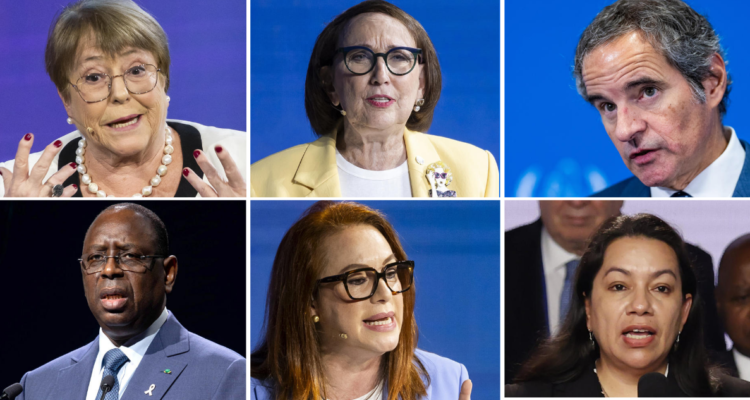 Candidatos en debate por la ONU