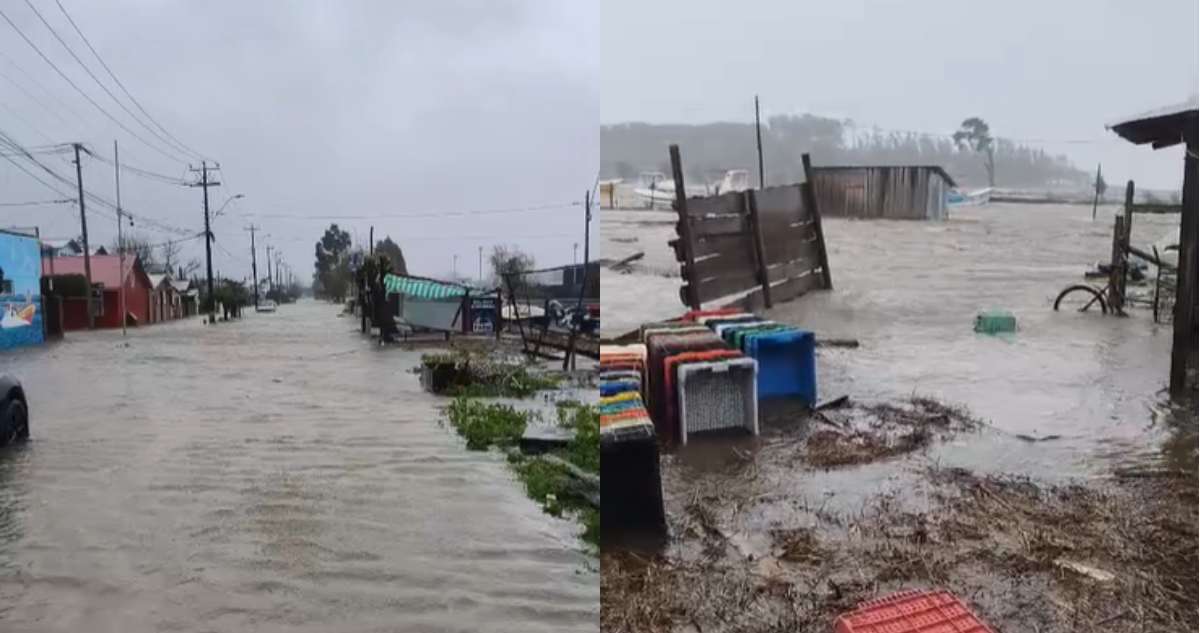 Declaran Alerta Roja en Arauco por crecida de río Pichilo y piden evacuar riberas en Curanilahue