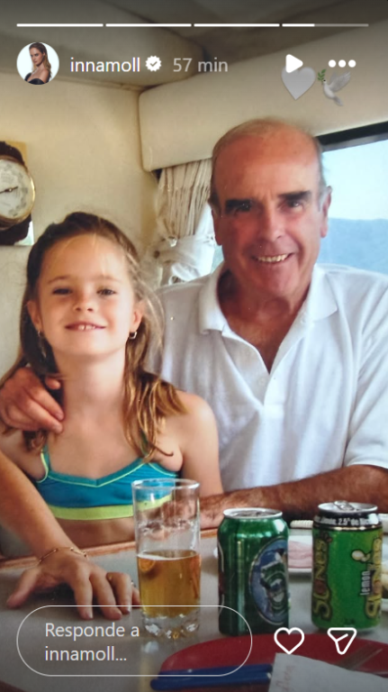 Inna Moll y su abuelo