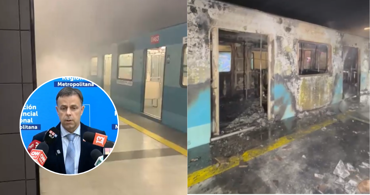 Fuego en Metro Santa Isabel: Codina descarta lesionados, pero afectados por humo salieron en camilla