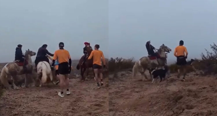 carrera de Trail Running en la patagonia argentina agresión de lugareños