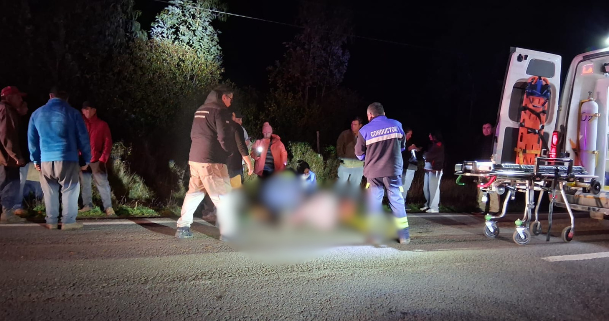 Peatón muere atropellado en Cañete: conductora habría realizado maniobra de adelantamiento
