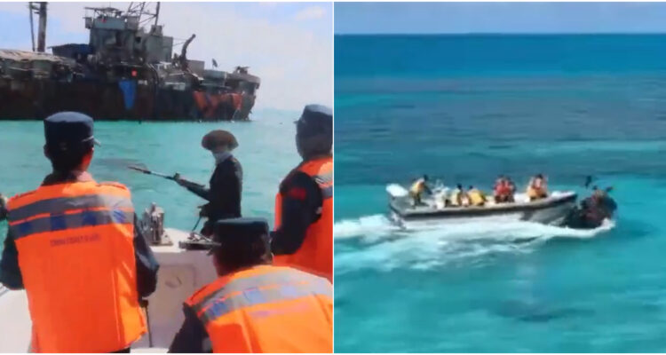 VIDEO | Guardia Costera de China y marinos filipinos se enfrentan a golpes en zona marítima disputada