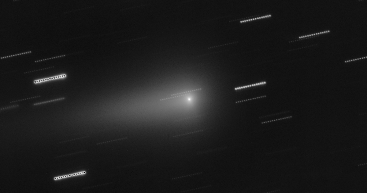 Foto del cometa interestelar 3I/ATLAS