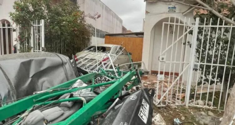 Tío de menor afectada por caída de grúa en Coquimbo relata cómo resultó solo con una lesión menor