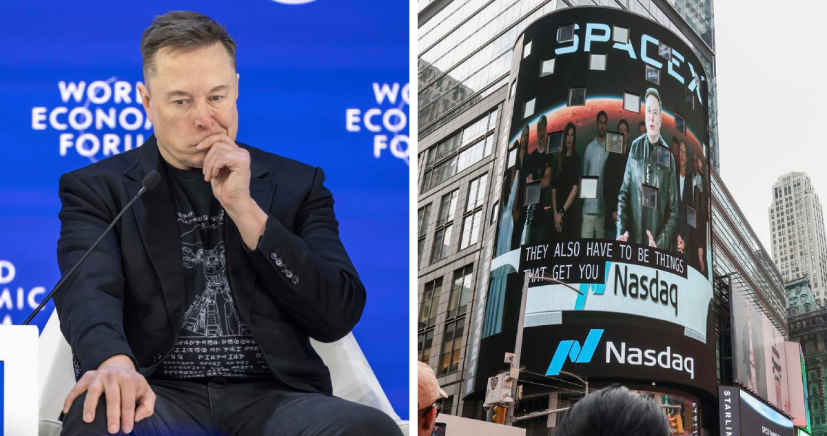 Del furor a la caída: SpaceX pierde un billón de dólares en su primer mes en bolsa