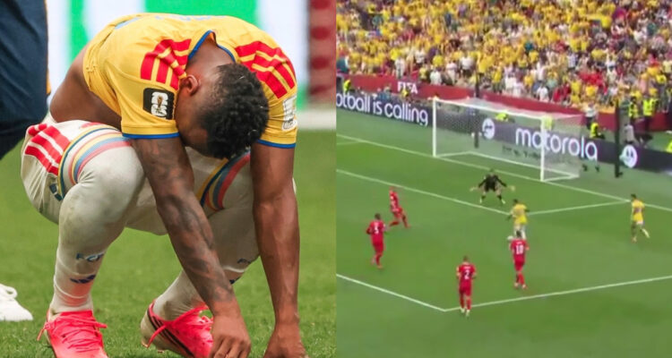 delantero Jáminton Campaz en Colombia durante Mundial