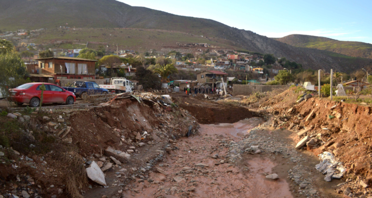 Daños tras paso de sistema frontal.