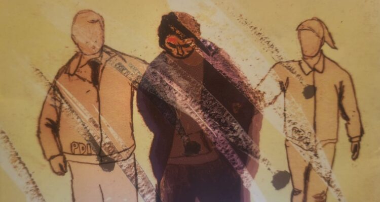 Detalle de la portada de El regreso de “Torito” Callulaf, LOM Ediciones