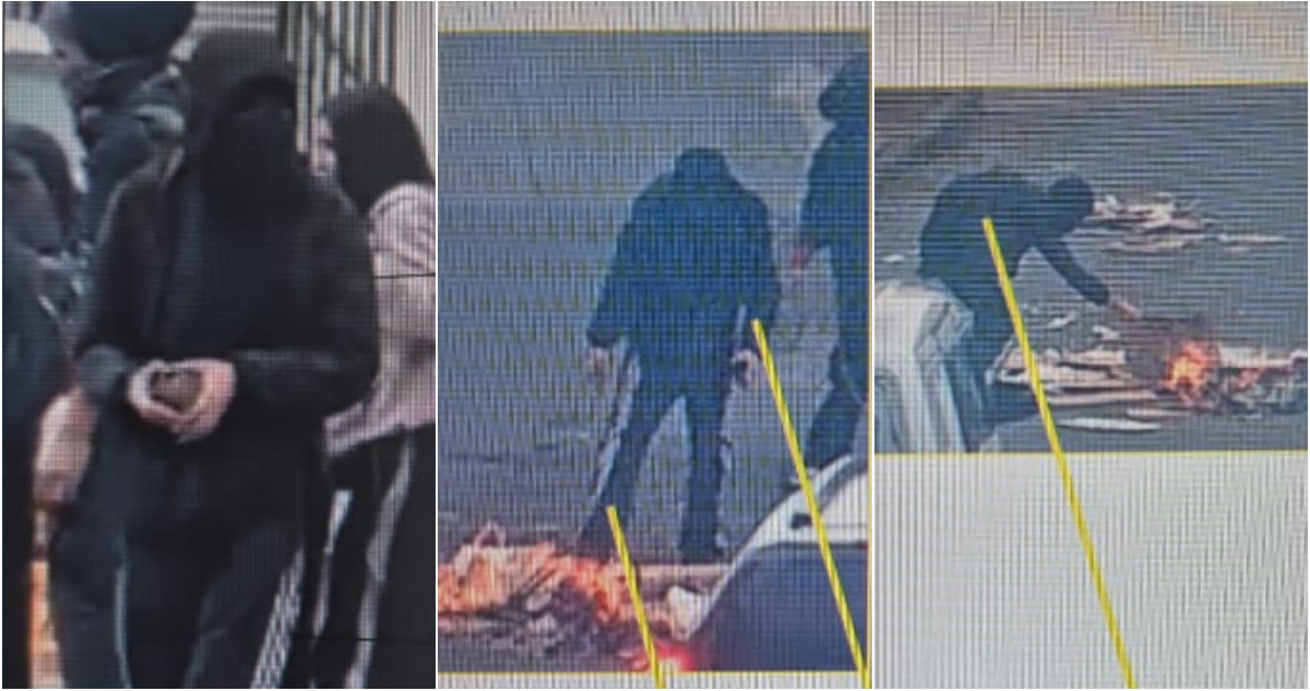 Detienen a encapuchado de 18 años por incidentes afuera del Liceo Confederación Suiza en Santiago