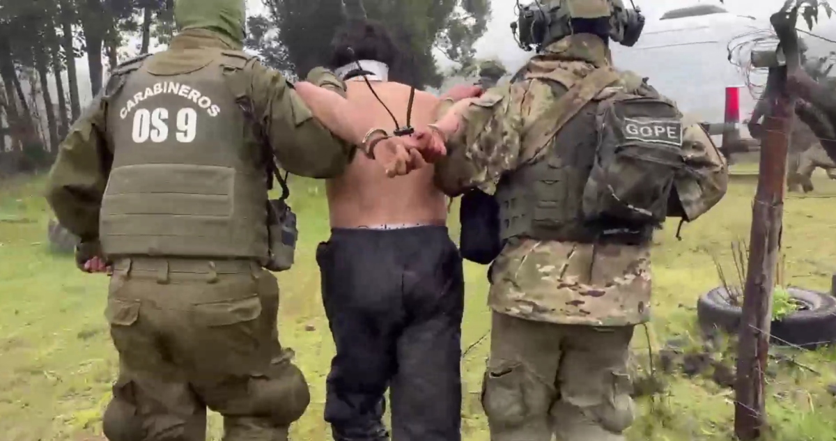 Detenido por homicidio de carabinero Eugenio Naín