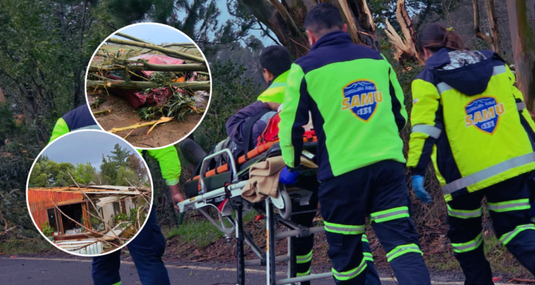 Paso de tornado por El Carmen deja una persona lesionada y cinco viviendas afectadas