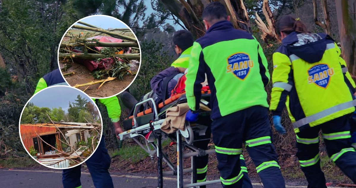 Paso de tornado por El Carmen deja una persona lesionada y cinco viviendas afectadas