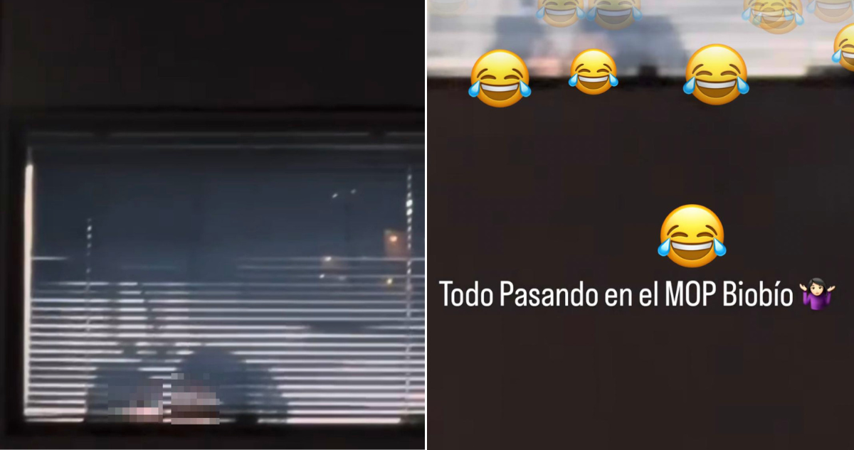 VIDEO| Captan a pareja manteniendo relaciones sexuales en oficina del MOP Bío Bío
