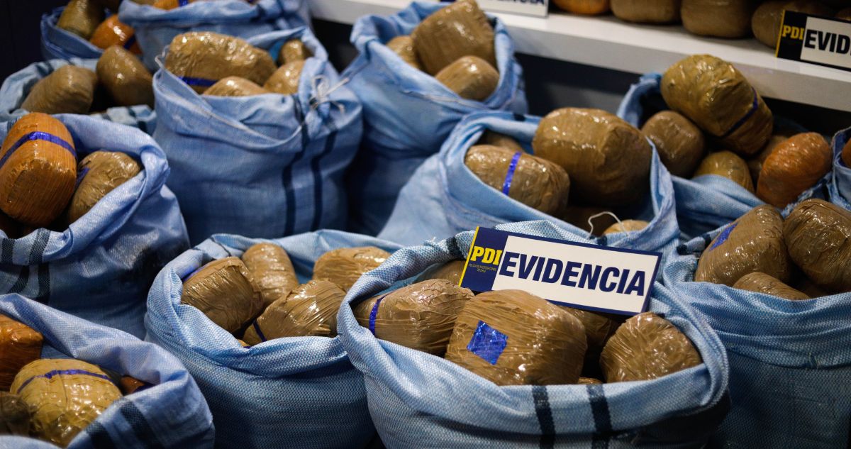 Cae banda que trasladaba droga avaluada en más de $3.800 millones desde el norte a Santiago