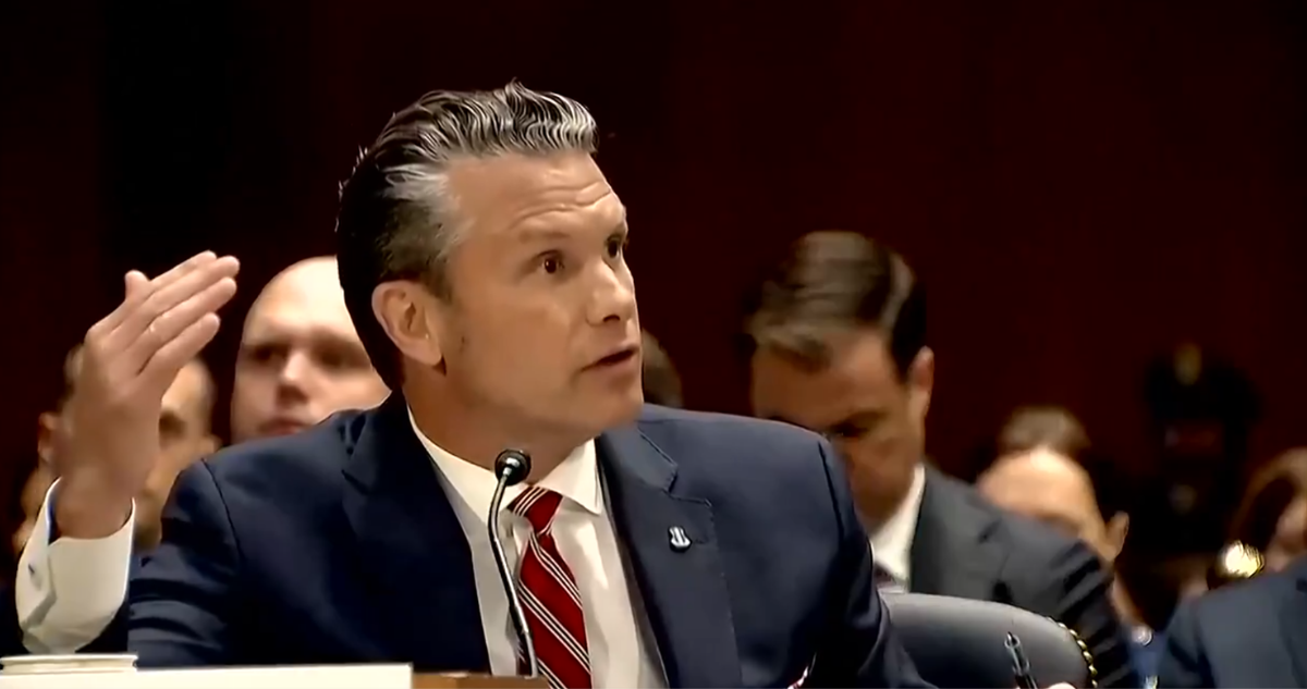 Hegseth por guerra de EEUU contra Irán
