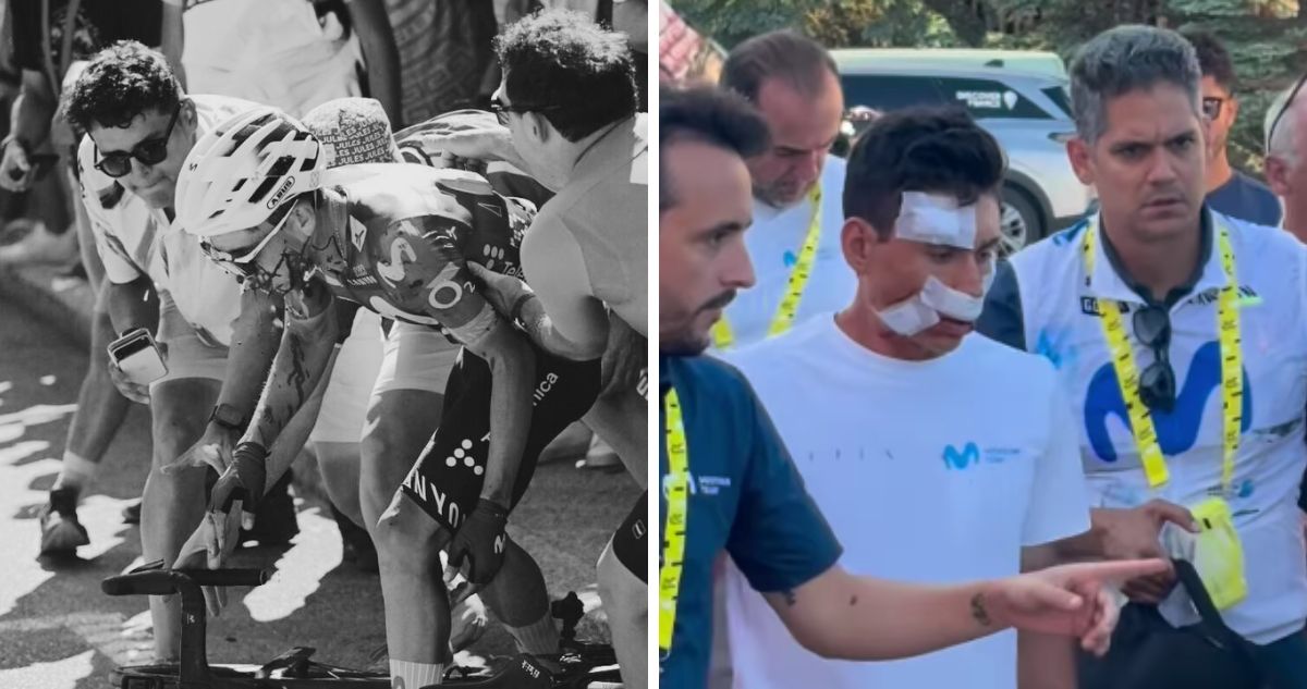 Grave accidente deja a ciclista Einer Rubio fuera del Tour de Francia