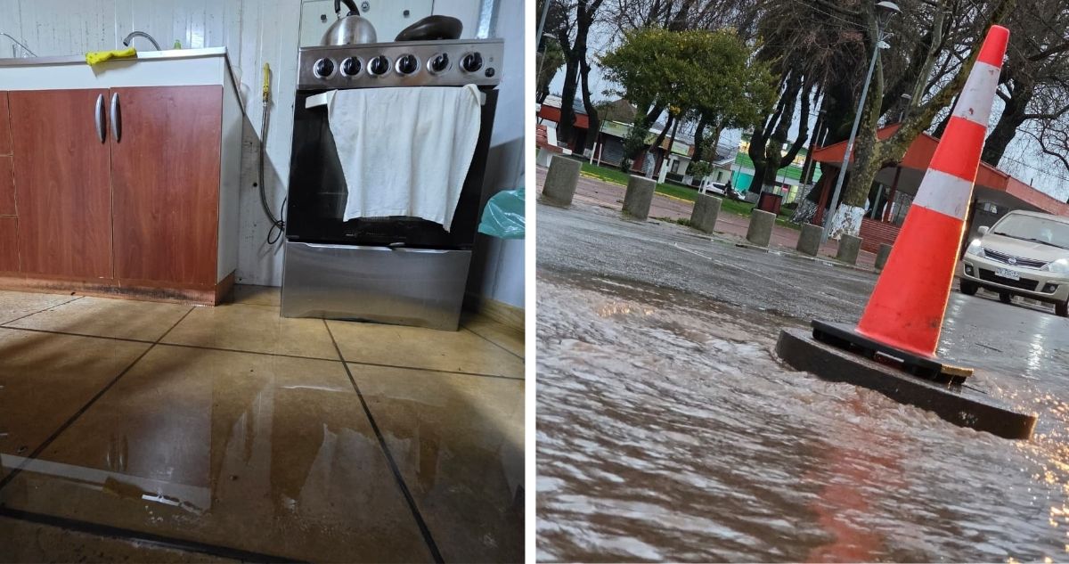 Ñuble: El Carmen reporta viviendas anegadas por colapso de alcantarillados tras intensas lluvias