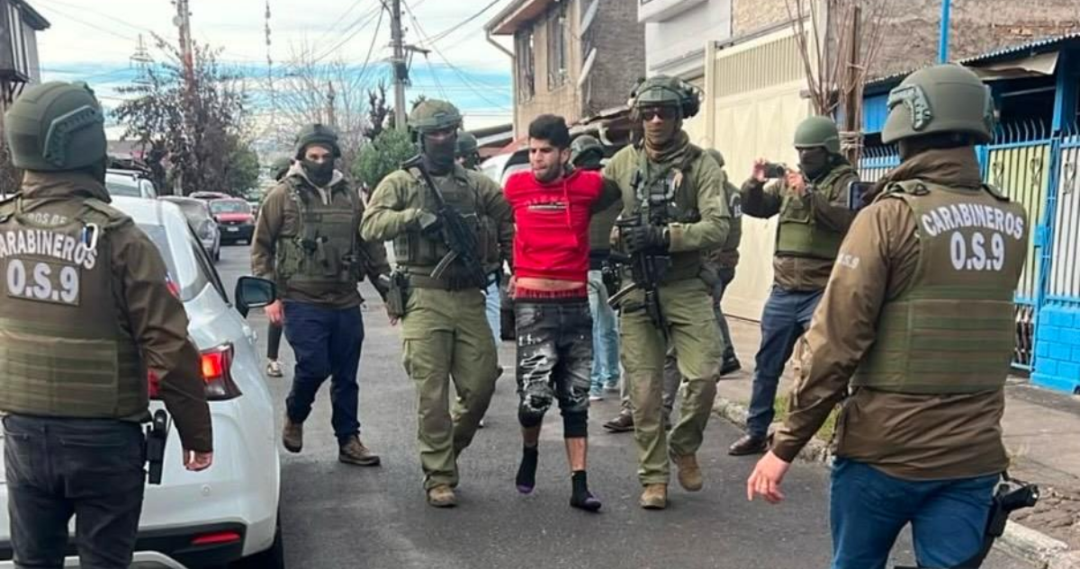 Detienen a “El Panda” por homicidio frustrado de dos carabineros en Lo Espejo