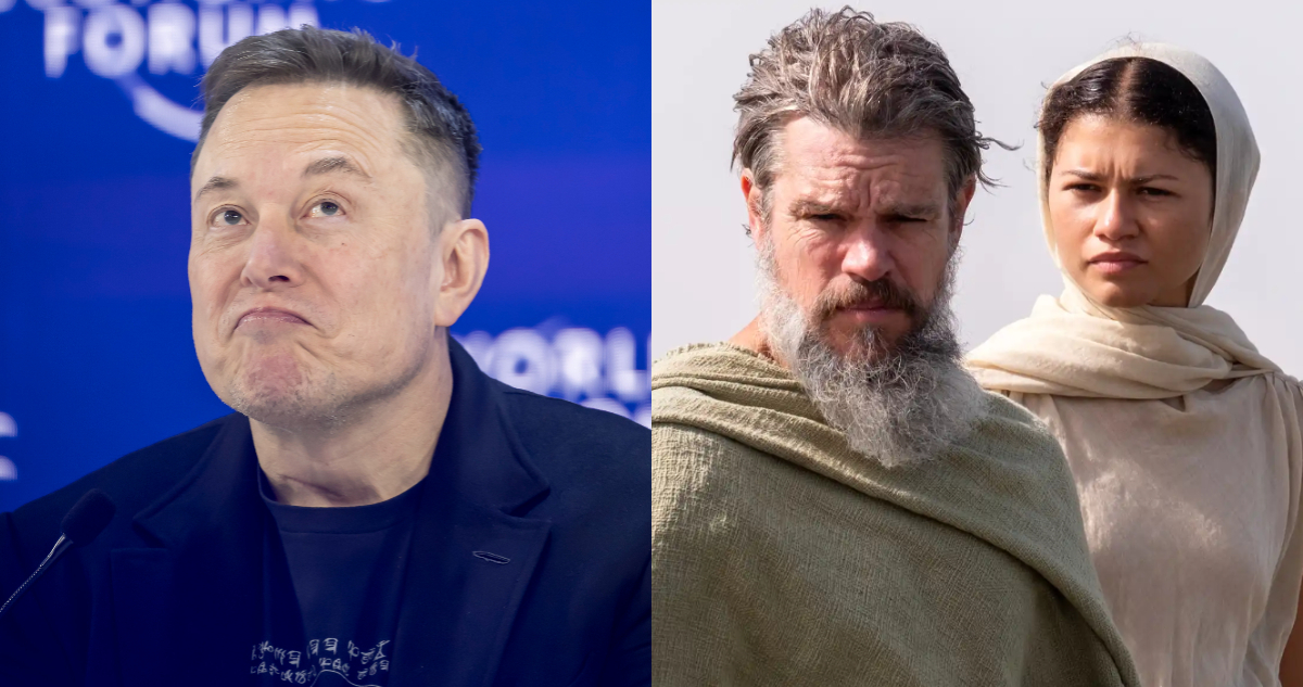 Foto de Elon Musk y La Odisea