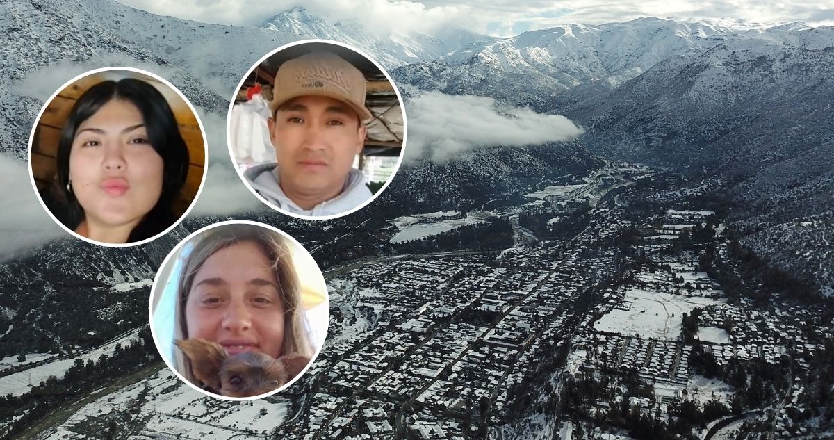 Encuentran con vida a las tres personas desaparecidas en el Cajón del Maipo