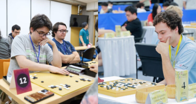 Foto de los estudiantes chilenos en el Mundial de Go
