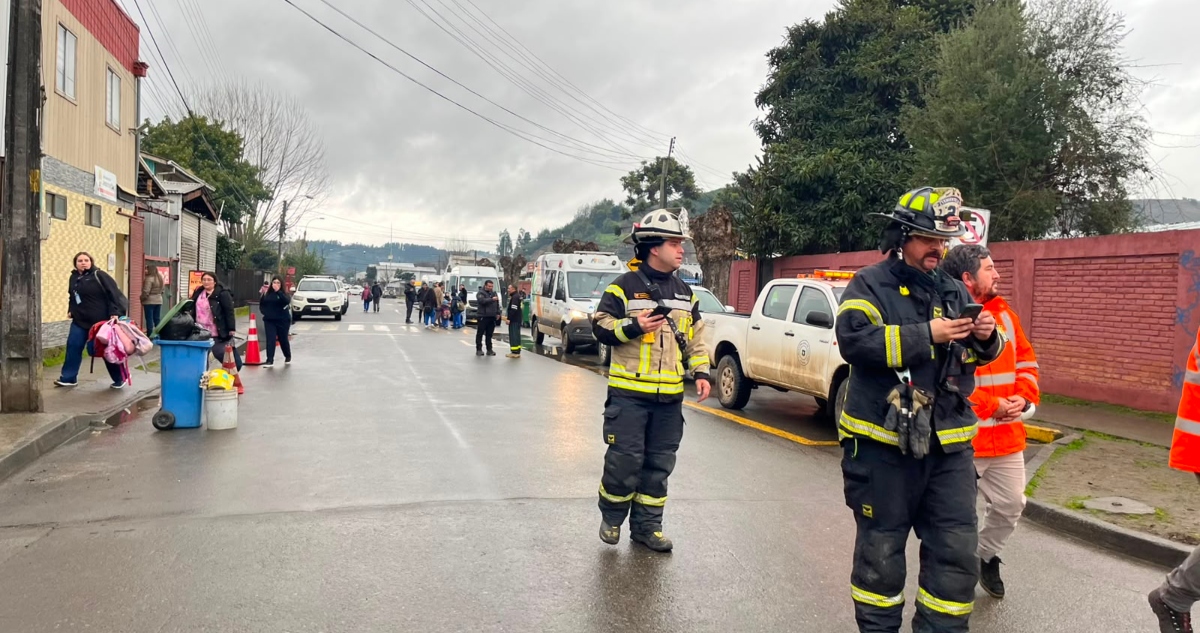 Masiva evacuación en Coelemu por emanación de gas