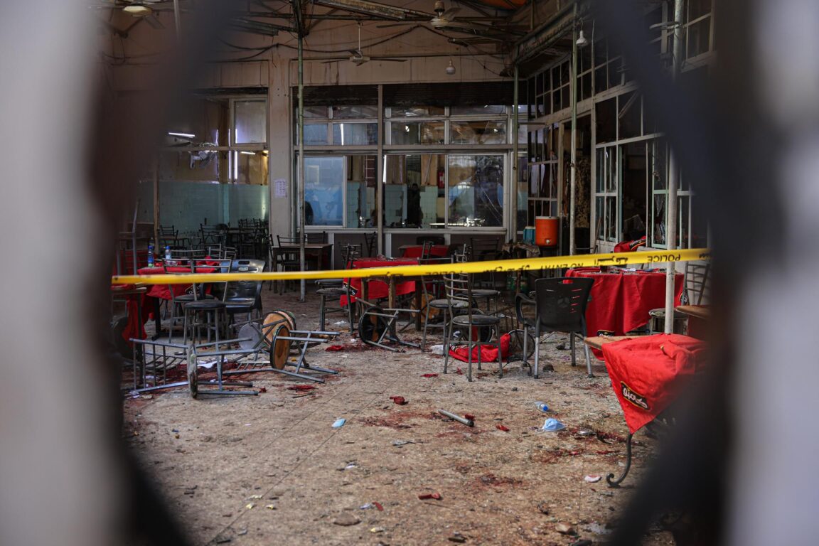 Lugar de la explosión en Damasco