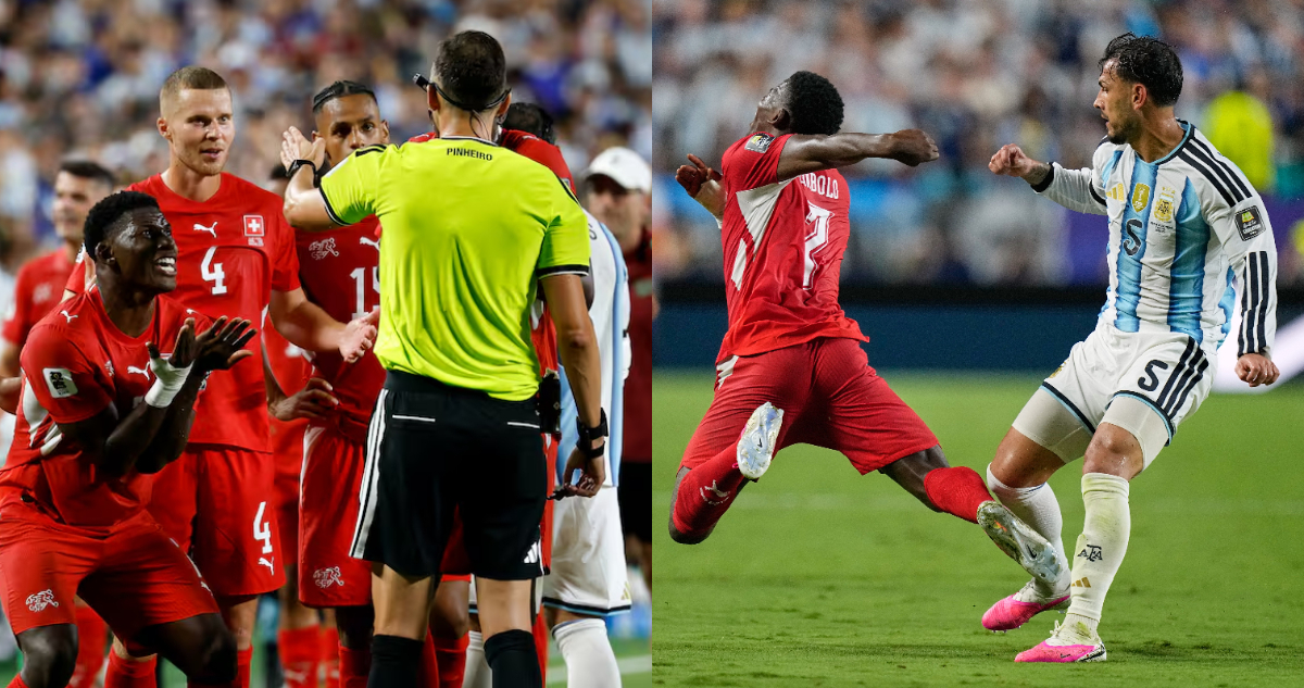 expulsión de Embolo ante Argentina en Mundial 2026