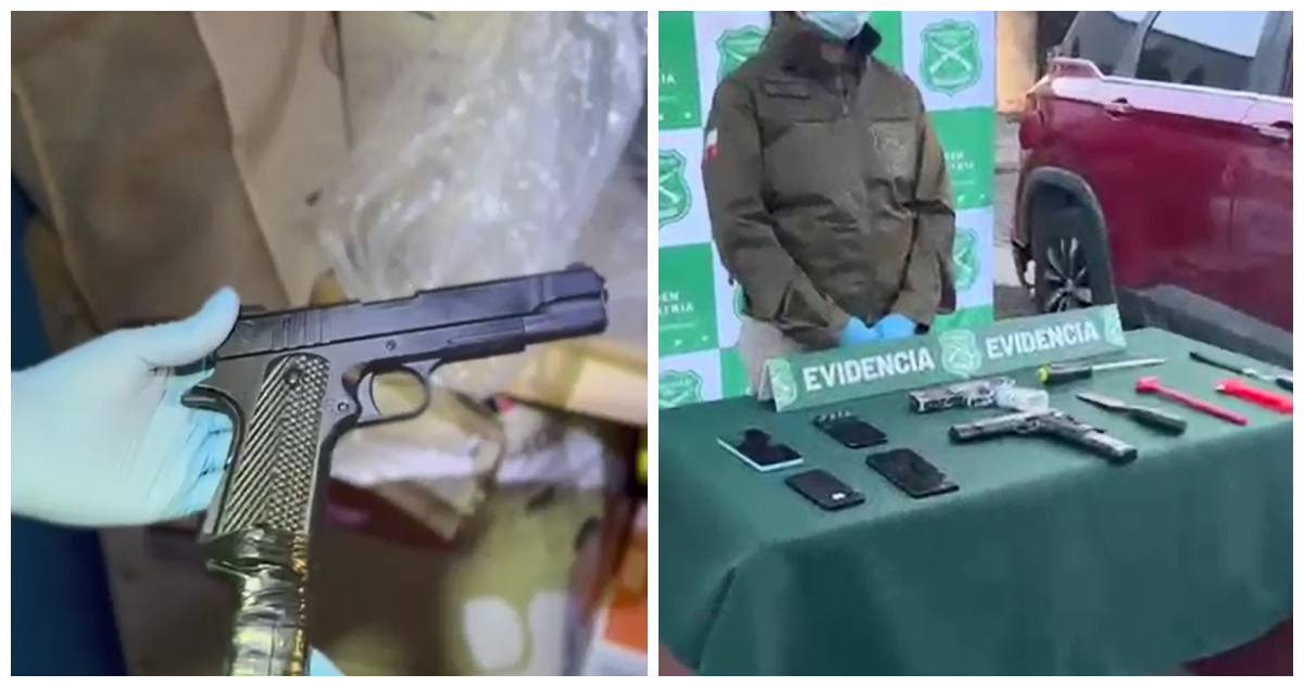 Cuatro adolescentes detenidos por robar auto a chofer de app en El Bosque para realizar tour delictual