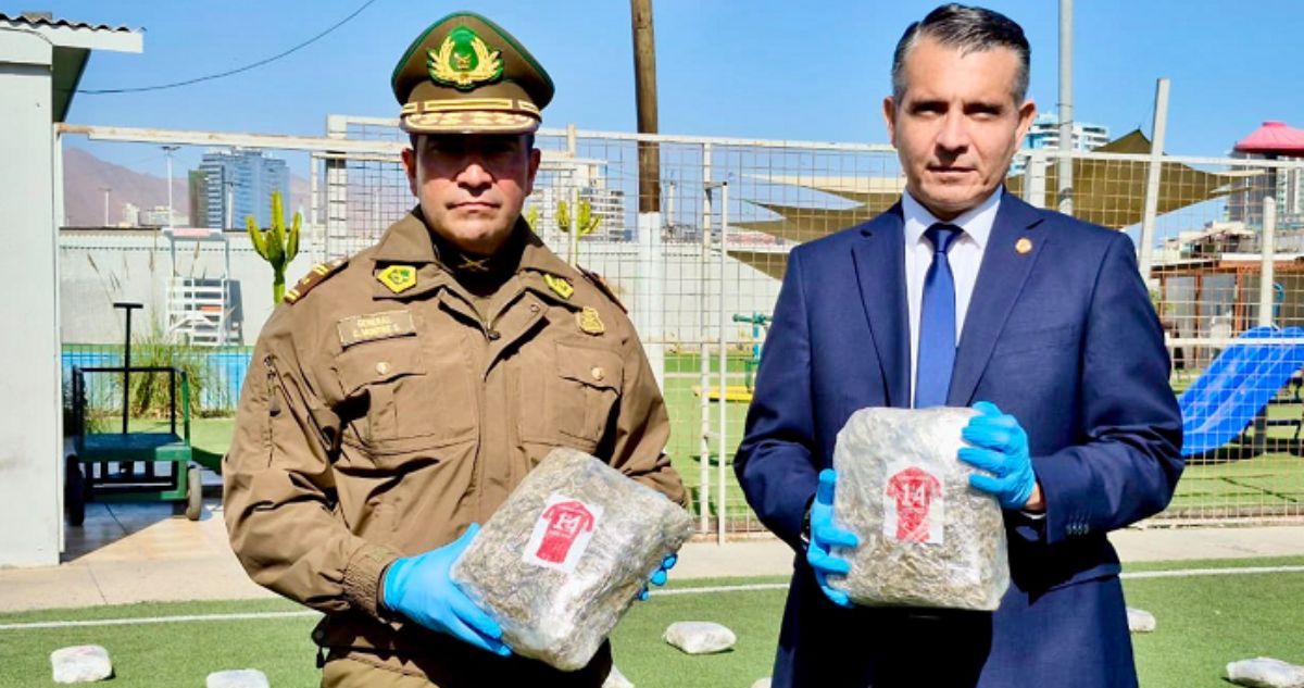 10 detenidos y 2,7 toneladas de droga incautadas deja operativo en Antofagasta que se extendió a la RM