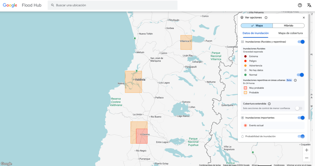 Así funciona Flood Hub de Google
