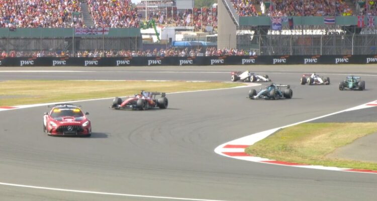 Fórmula 1: Charles Leclerc vuelve al triunfo en GP de Gran Bretaña que terminó con auto de seguridad