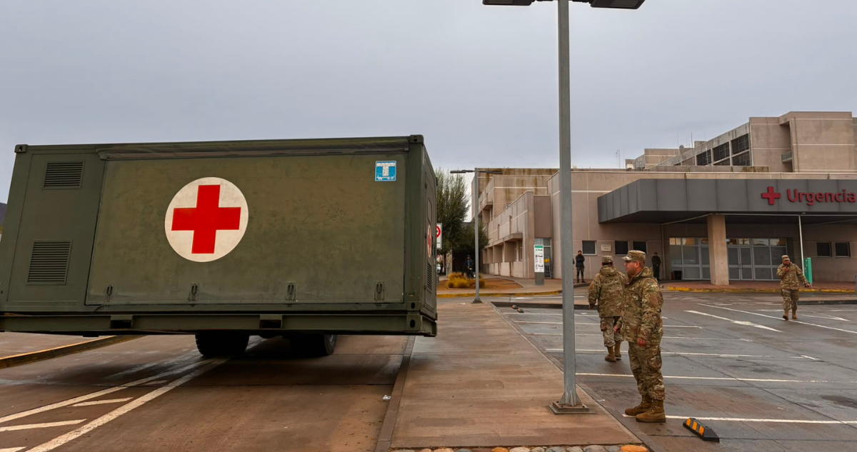 Hospital Modular del Ejército llega al norte tras daños en 5 de 7 pabellones del hospital de Ovalle
