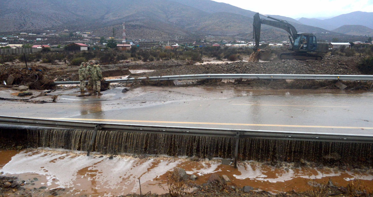 Ruta D-43, que conecta La Serena con Ovalle, permanece interrumpida | Agencia Uno