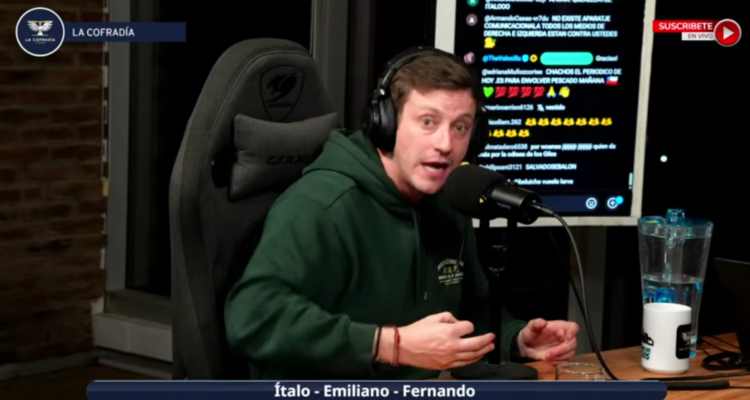 “¡A esos recu…, váyanse a la…!”: Ítalo Omegna lanza advertencia desde “La Cofradía” a periodistas