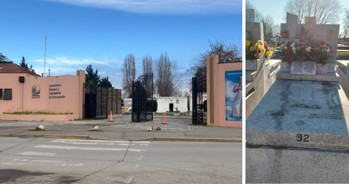 Robos en Cementerio General de Concepción: denuncian sustracción de adornos y letras de sepulturas